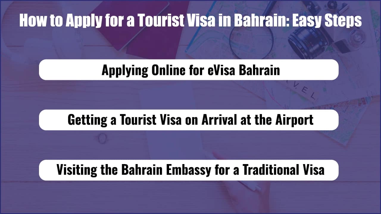 Complete Guide to Bahrain Tourist Visa: eVisa, Requirements & Costs 2025 4 How to Apply for a Tourist Visa in Bahrain: Easy Steps